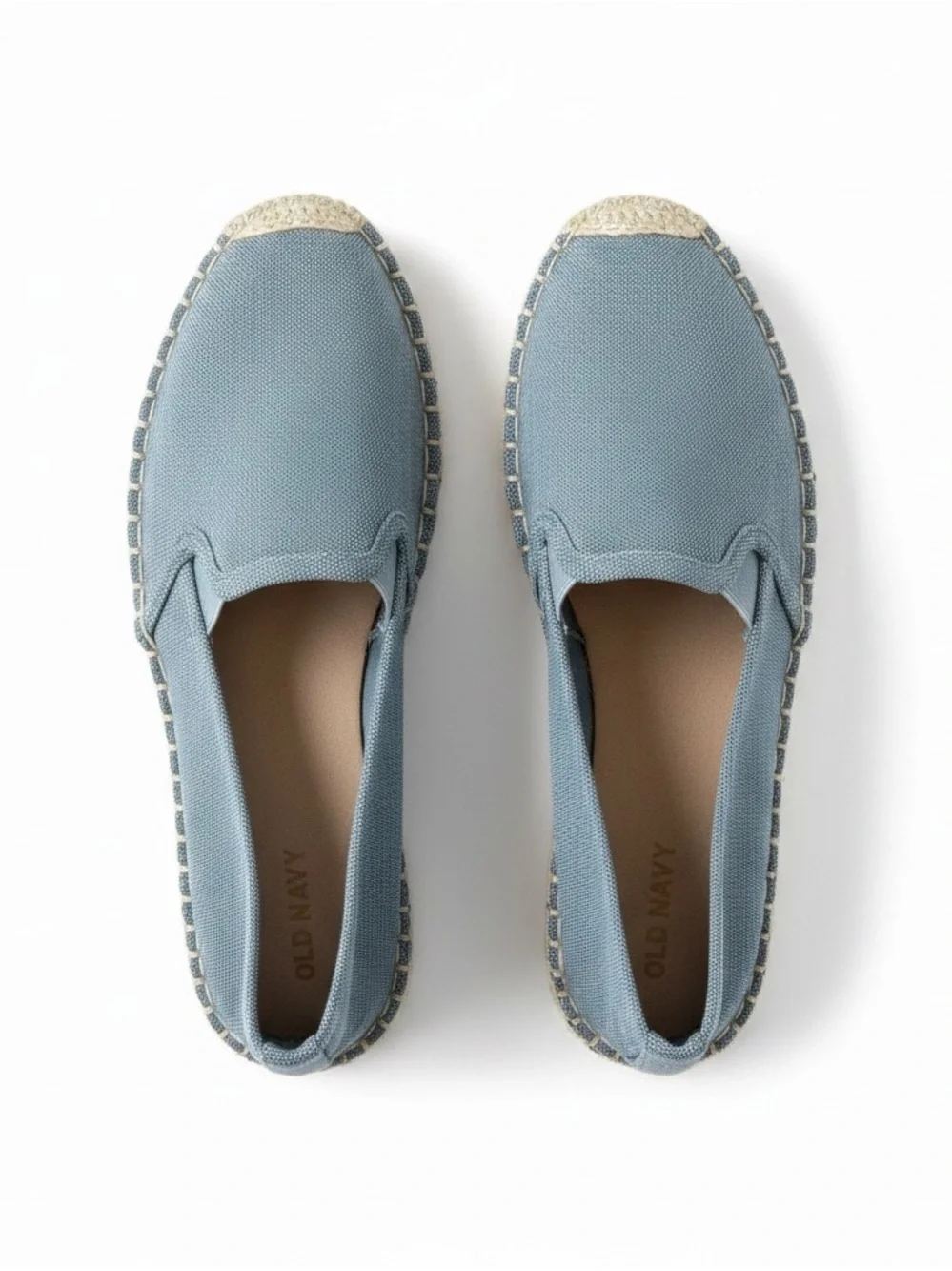 Old Navy Light Blue Canvas Slip-On Espadrilles